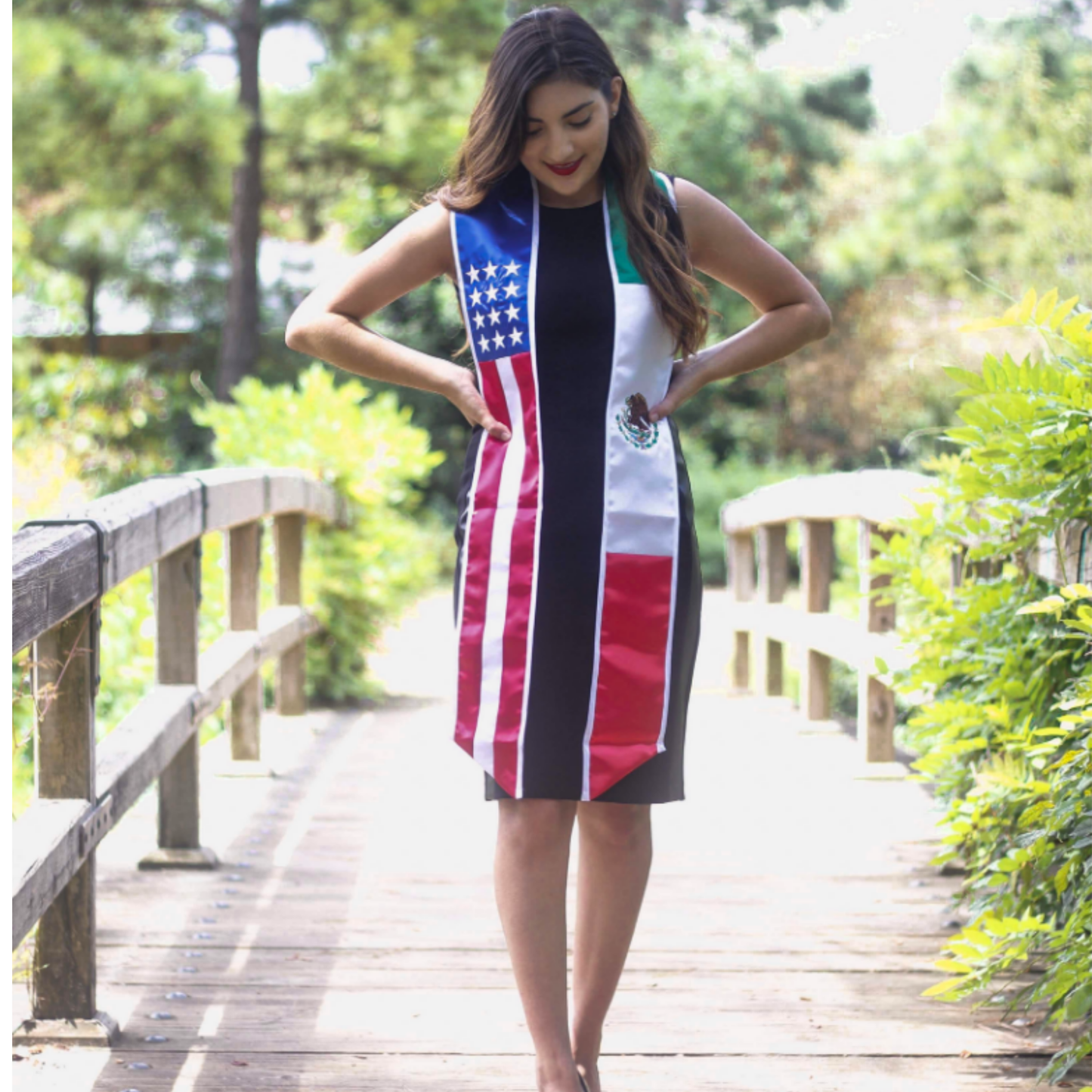 Italian Flag Graduation Stole / Sash