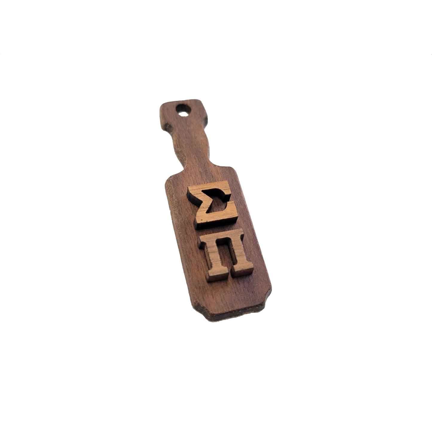 Sigma Pi Wooden Keychain