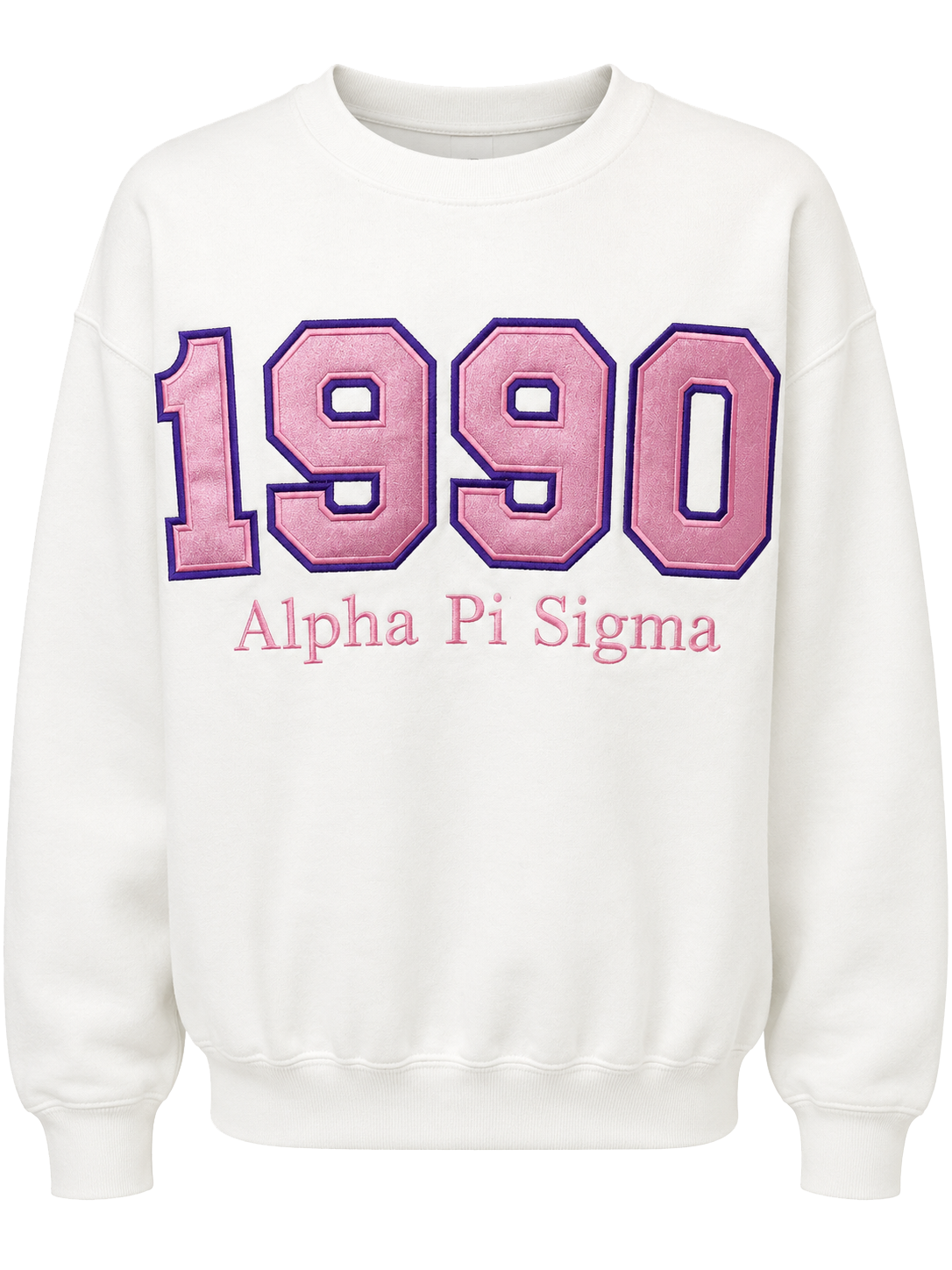 Alpha Pi Sigma 1990 Appliqué Crewneck Sweatshirt