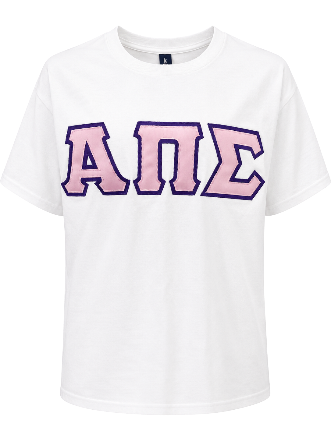 Alpha Pi Sigma Greek Letter Zigzag Twill T-Shirt