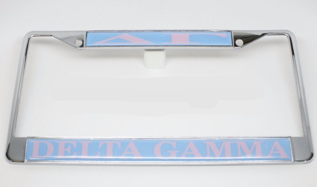 Delta Gamma License Plate Frame