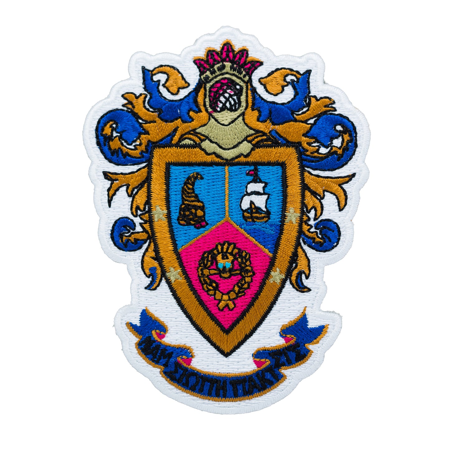Delta Sigma Pi Embroidered- Iron on Patch