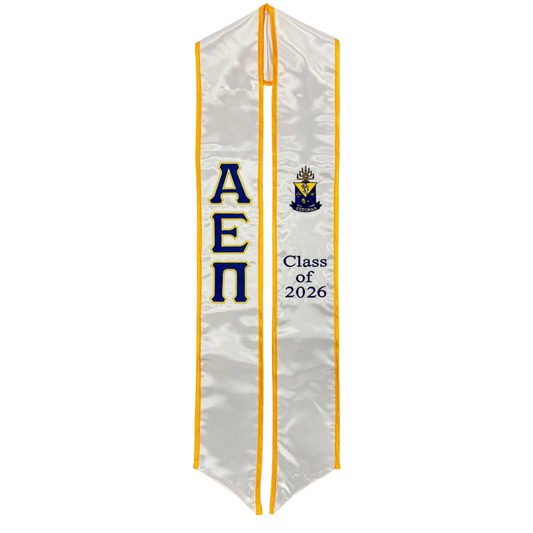 Alpha Epsilon Pi Graduation Sash/Stole