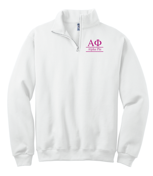 Alpha Phi Quarter Zip