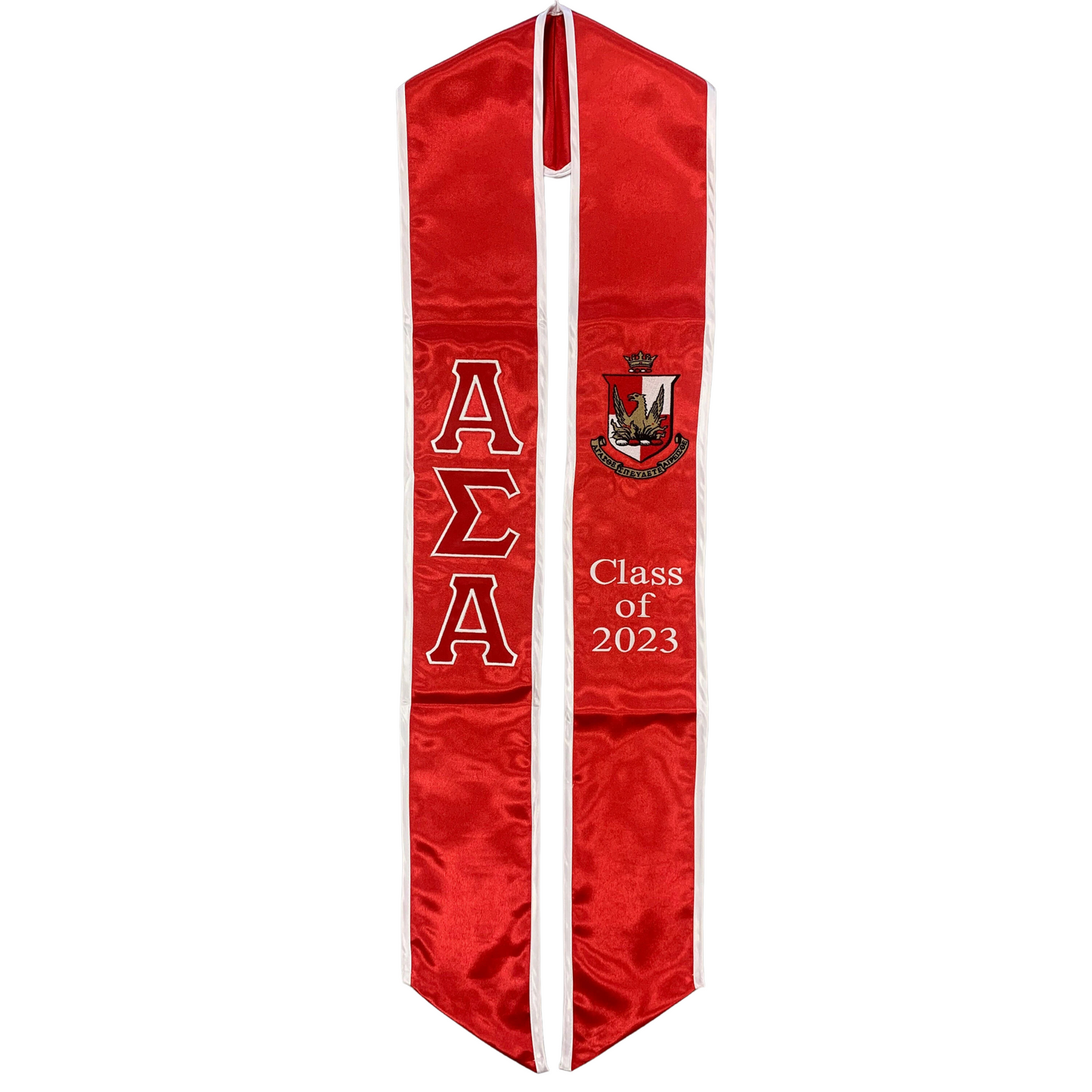 Alpha Sigma Alpha Graduation Stoles / sash