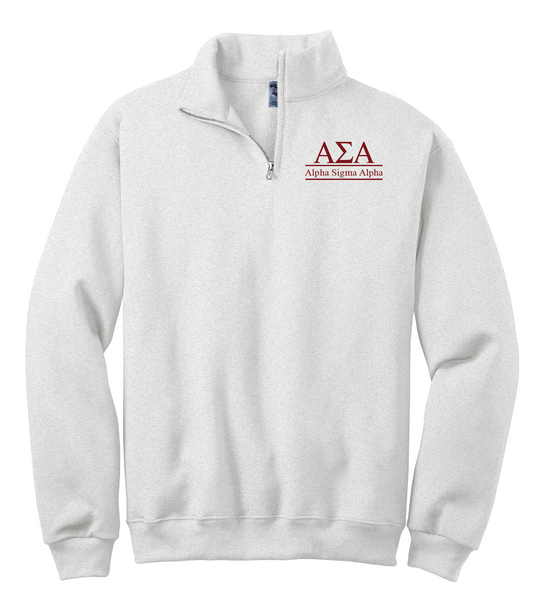 Alpha Sigma Alpha Quarter Zip