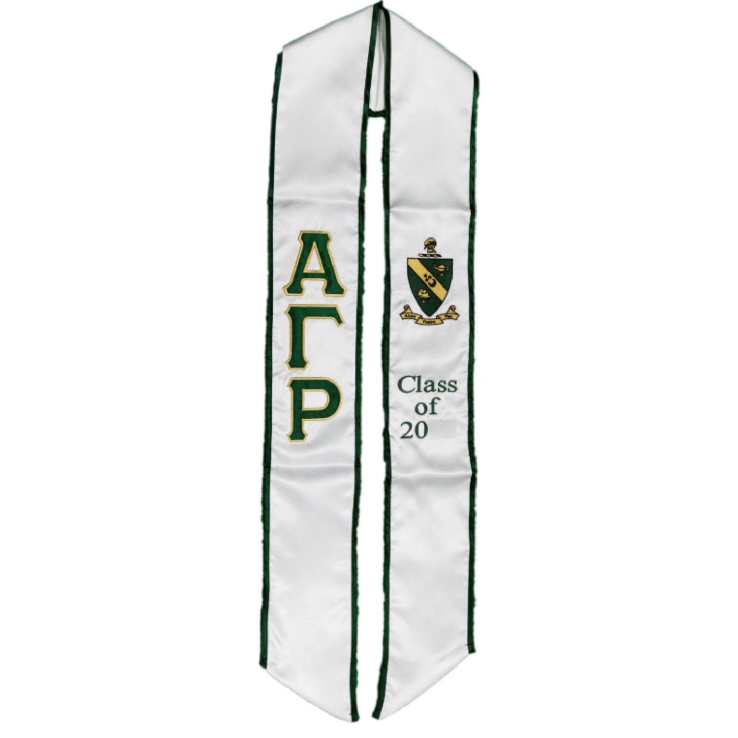 Alpha Gamma Rho Graduation Stoles / sash