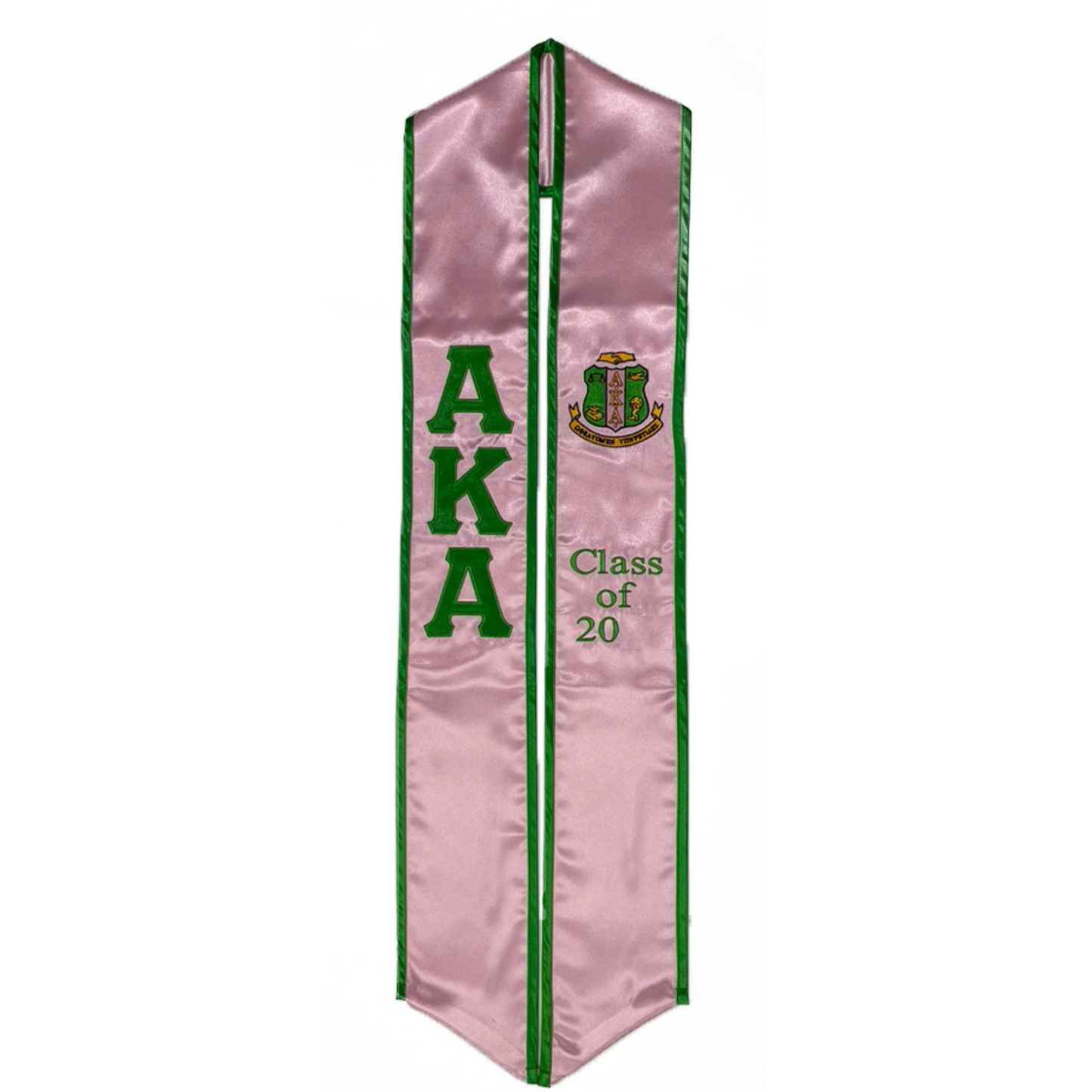 Alpha Kappa Alpha Graduation Stole Sash