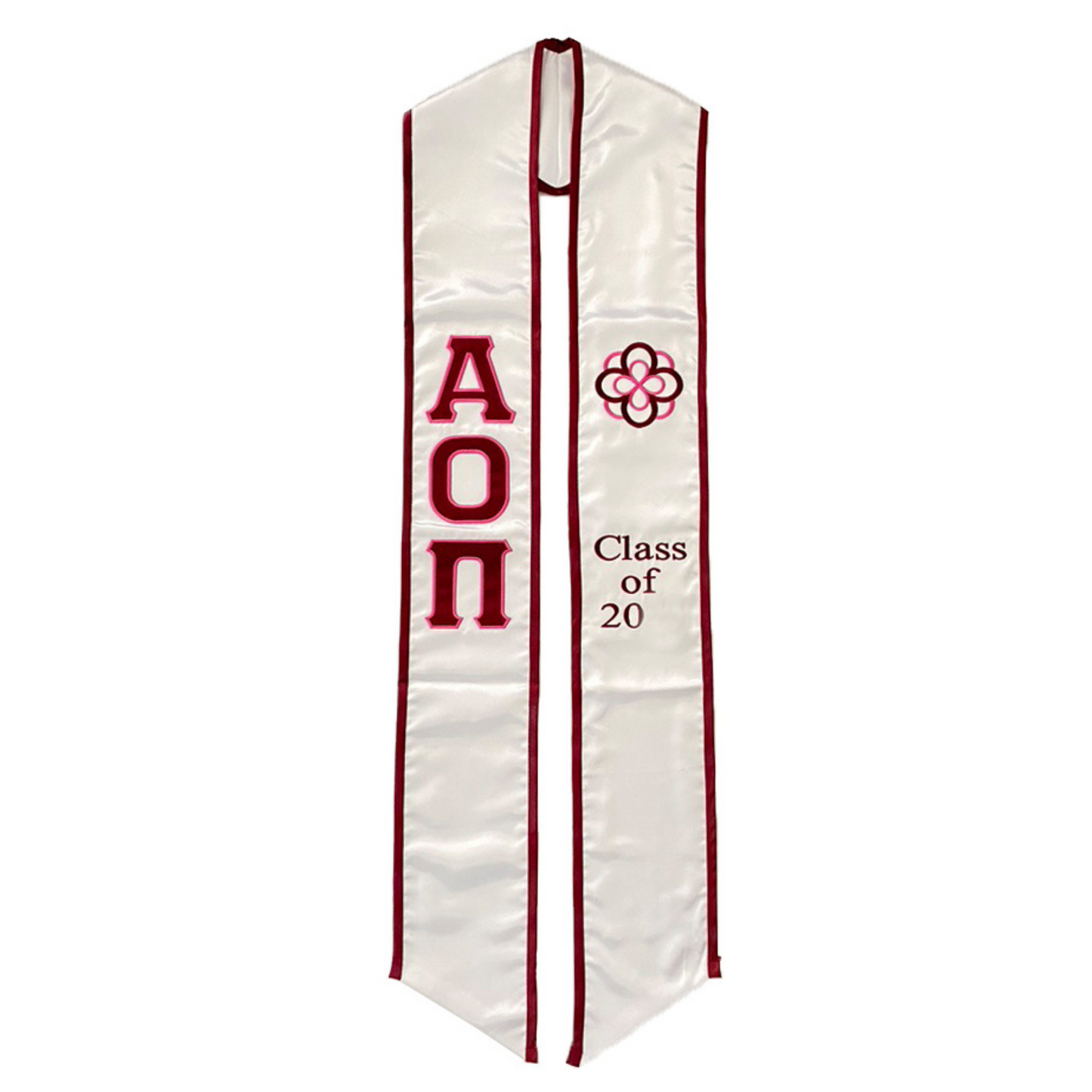 Alpha Omicron Pi | Graduation Stole / Sash