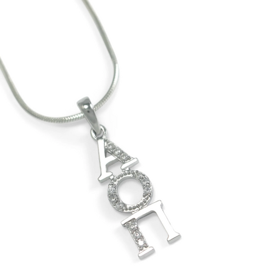 Alpha Omicron Pi Vertical (TY001) Pendant