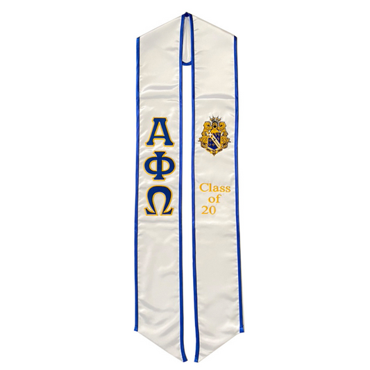 Alpha Phi Omega Graduation Stole / Sash