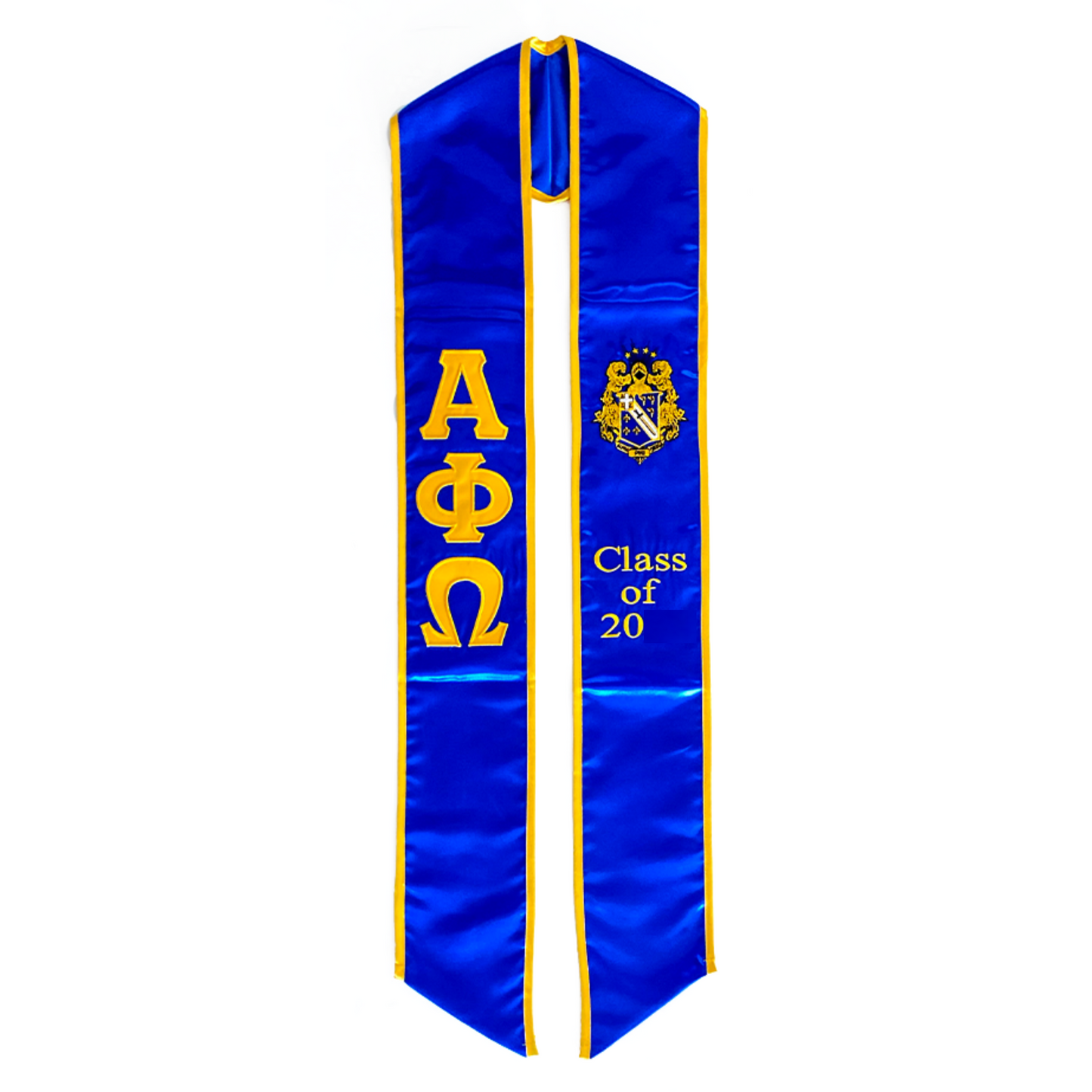 Alpha Phi Omega | Graduation Stole / Sash- Blue