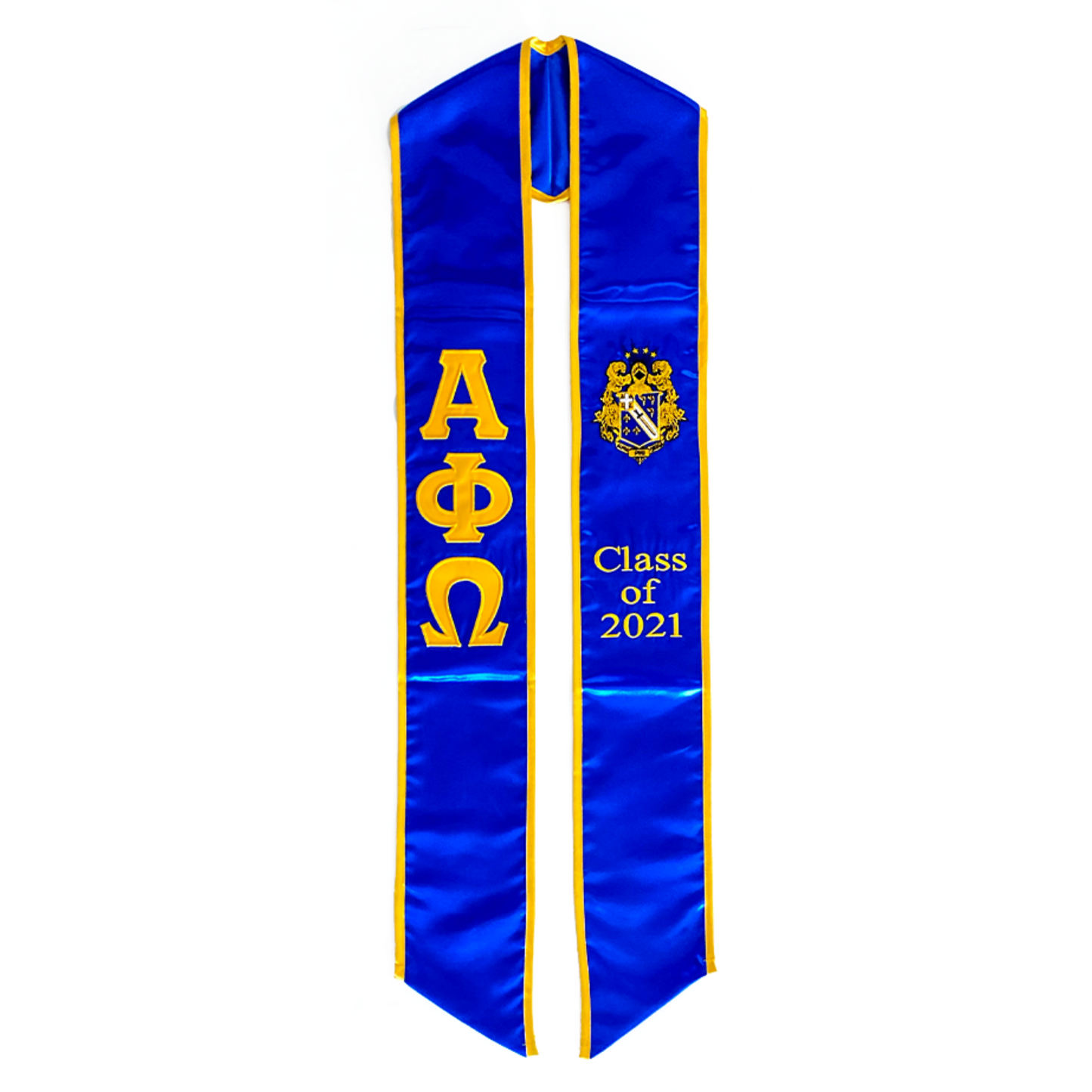 Alpha Phi Omega | Graduation Stole / Sash- Blue