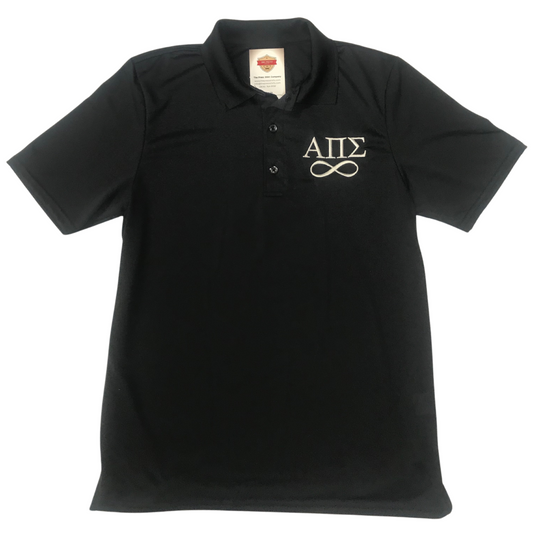 Alpha Pi Sigma Official Polo with Infinity Sign