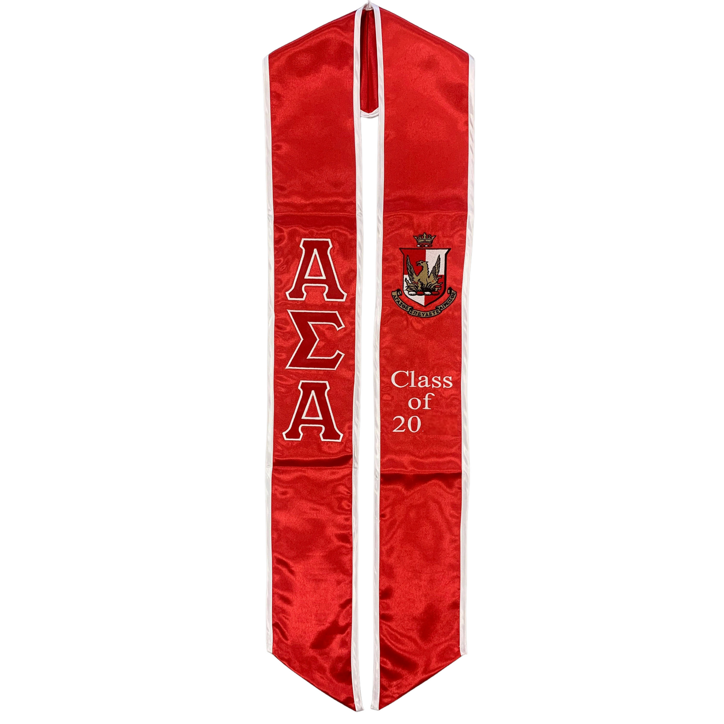 Alpha Sigma Alpha Graduation Stoles / sash