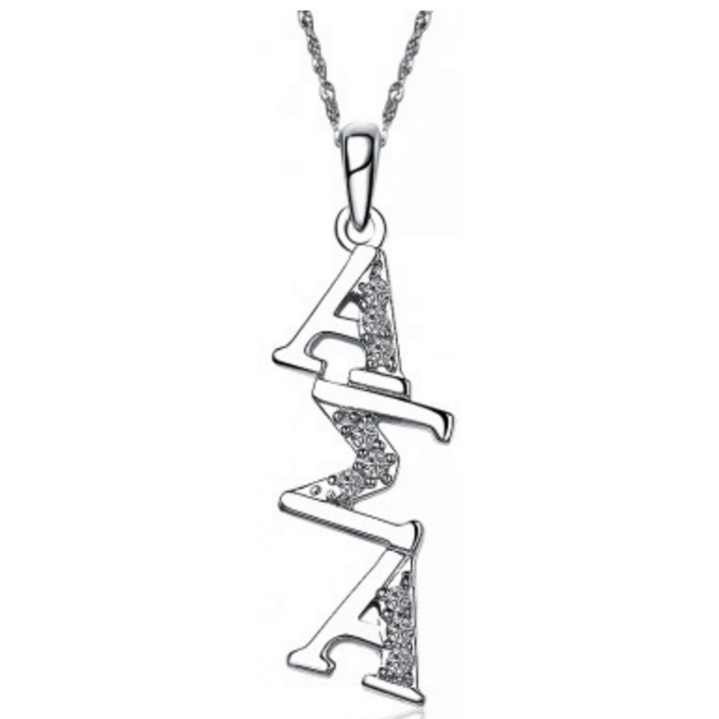 Alpha Sigma Alpha Diagonal (TY002) Pendant