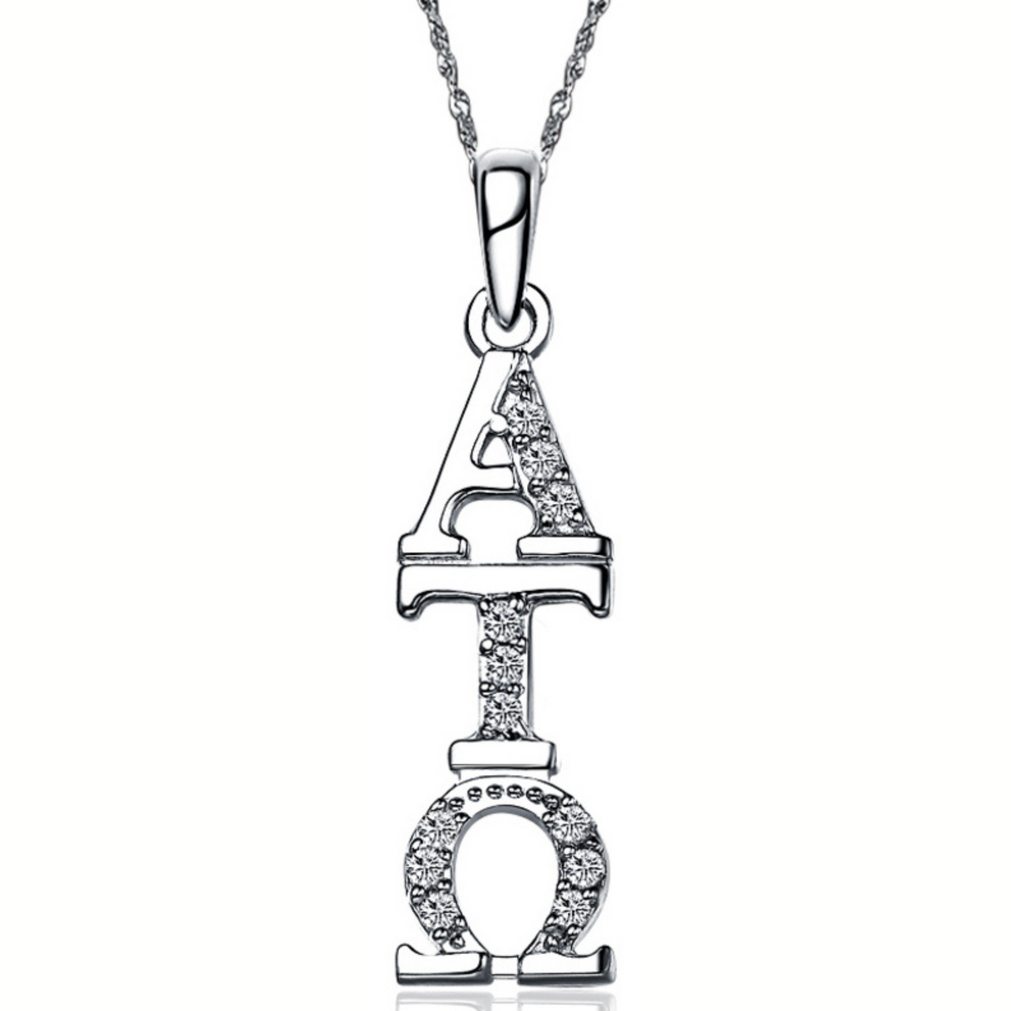 Alpha Tau Omega Vertical (TY001) Pendant