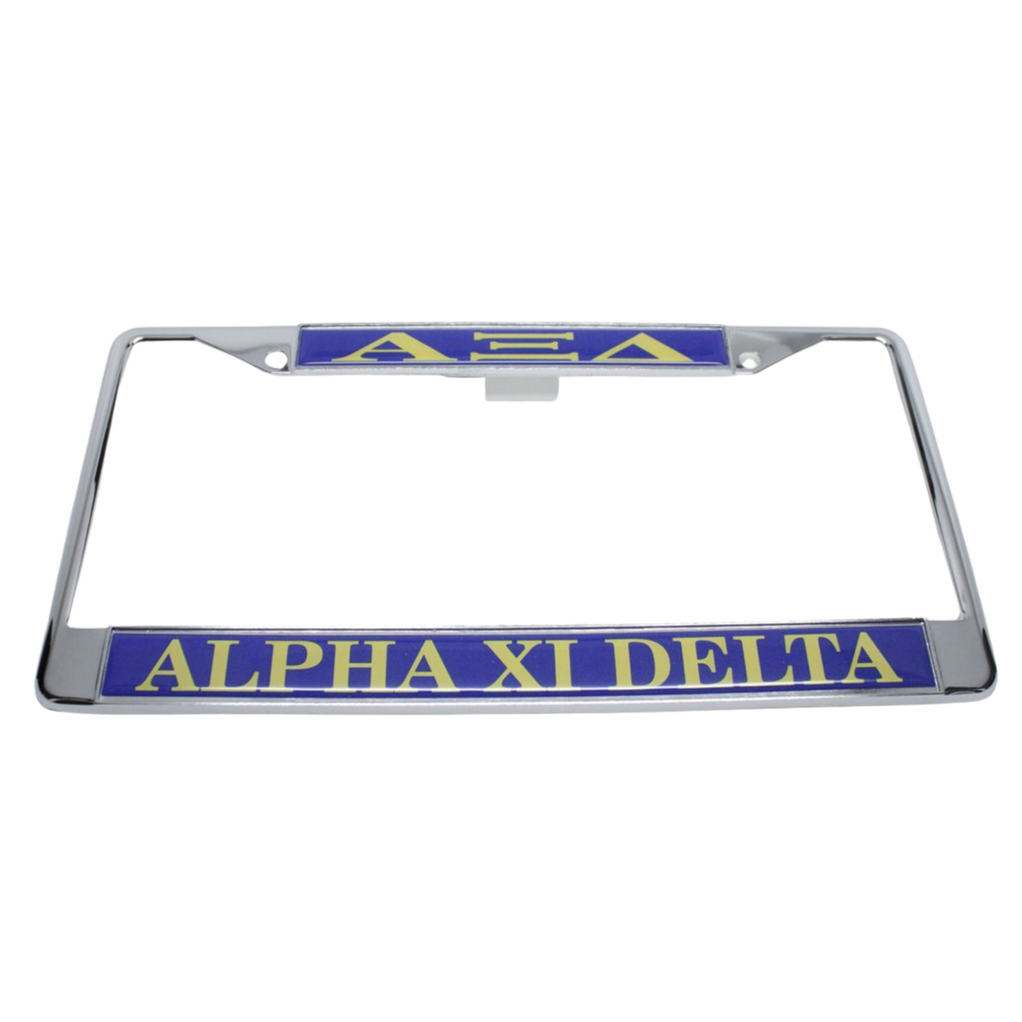 Alpha Xi Delta License Plate Frame