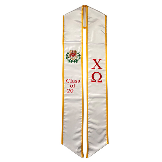 Chi Omega | Graduation Stole / Sash