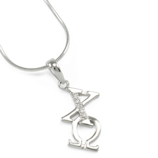 Chi Omega Diagonal (TY002) Pendant