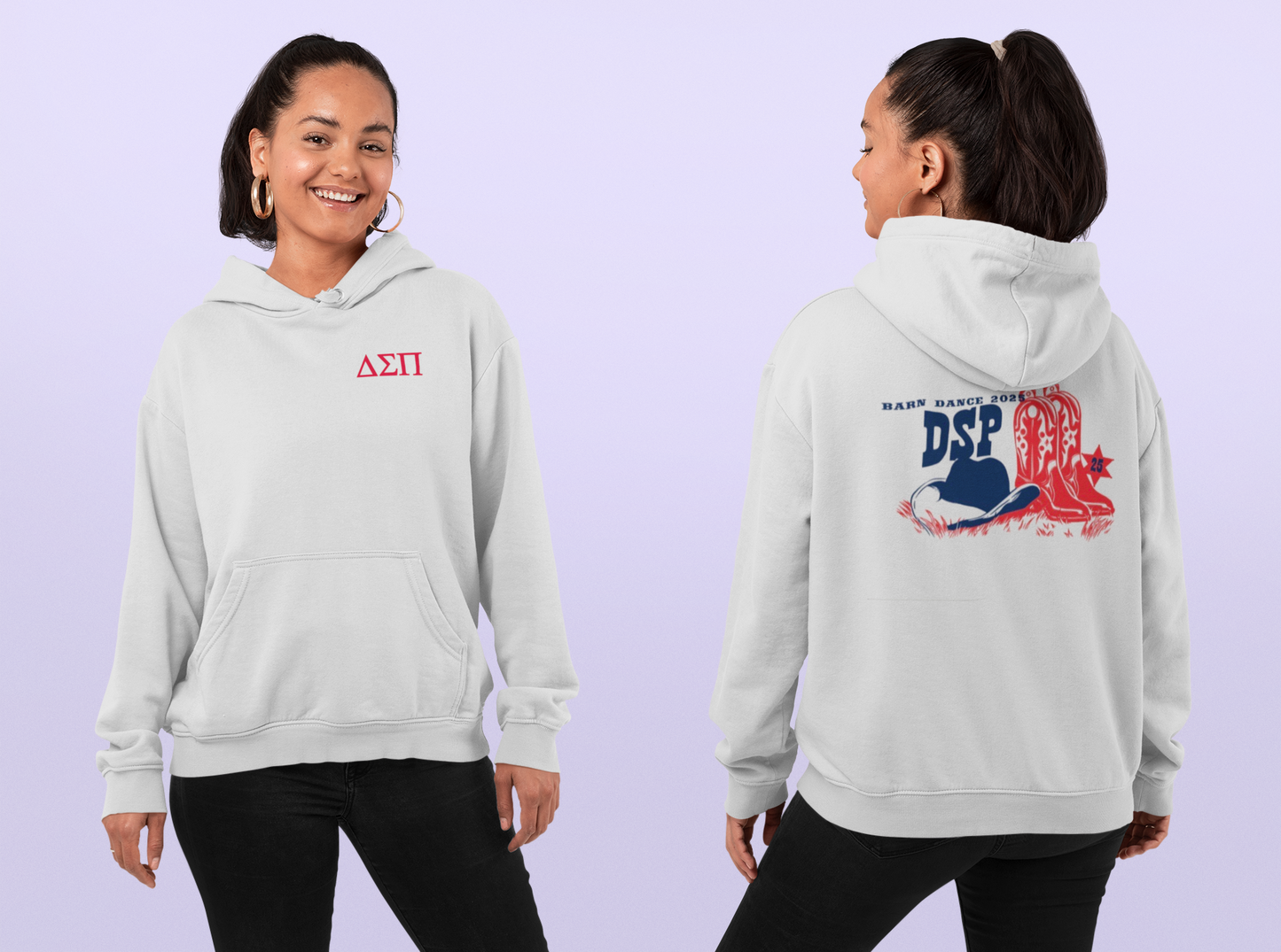 Delta Sigma Pi Hoodie | Barn Dance I Iota Chi