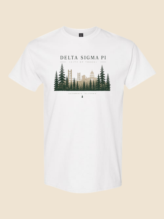 DSP City of Trees — White T-Shirt