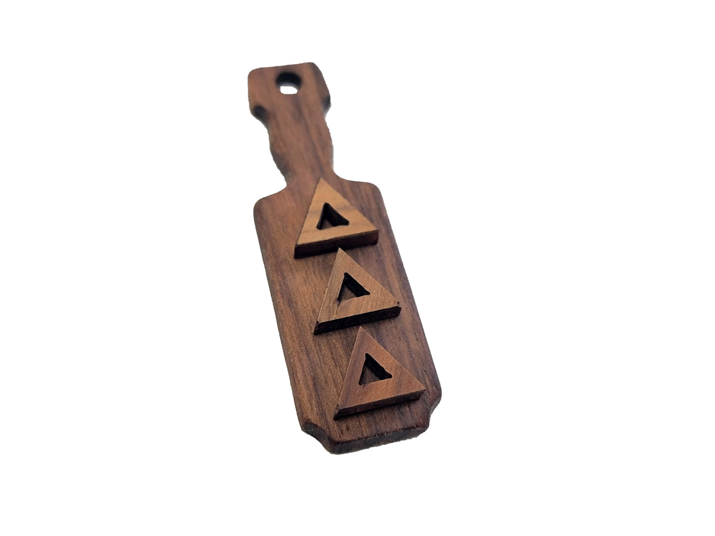 Delta Delta Delta Wooden Keychain