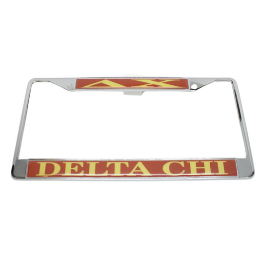 Delta Chi License Plate Frame