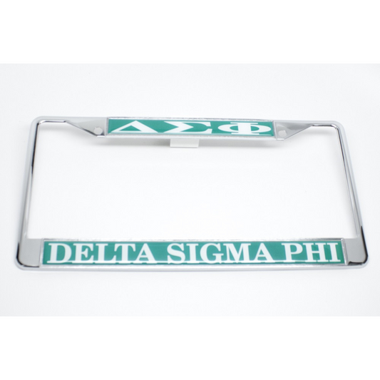 Delta Sigma Phi License Plate Frame