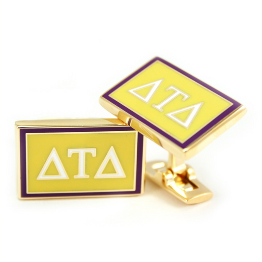 Delta Tau Delta Flag Cufflink