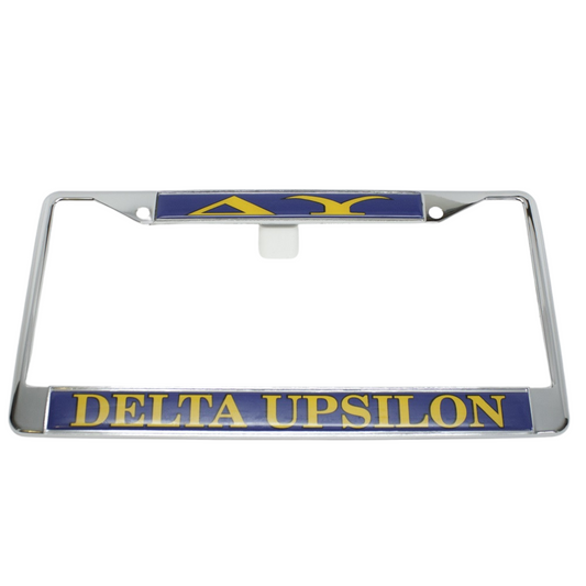 Delta Upsilon License Plate Frame