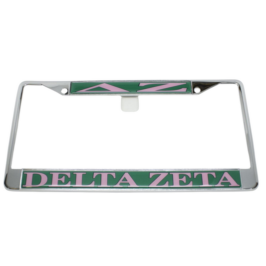 Delta Zeta License Plate Frame