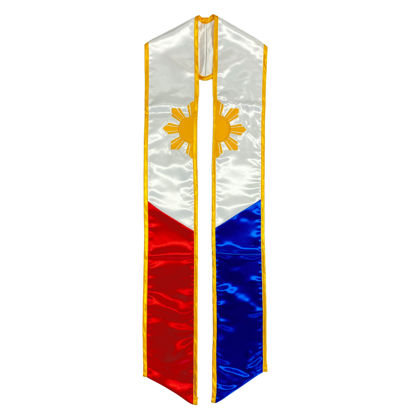 Philippine Flag Graduation Stole / Sash Philipines Flag Sash