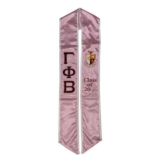 Gamma Phi Beta Graduation Stoles / sash