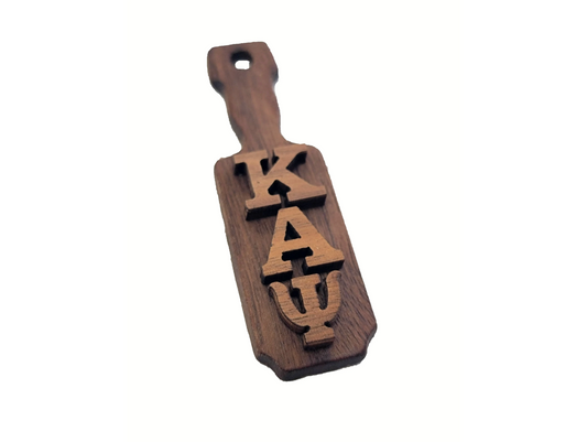 Kappa Alpha Psi Wooden Keychain