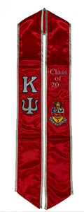 Kappa Psi Red Graduation Stole / Sash