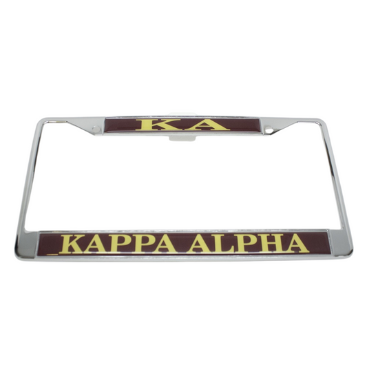 Kappa Alpha License Plate Frame