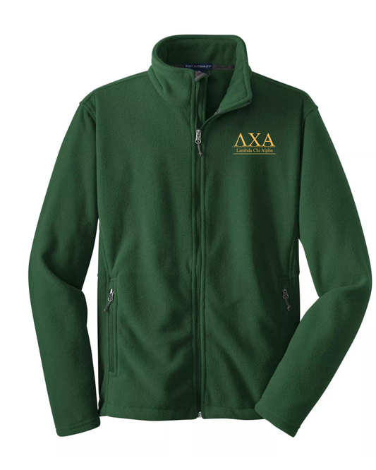 Lambda Chi Alpha Custom Fleece Full-Zip Jacket