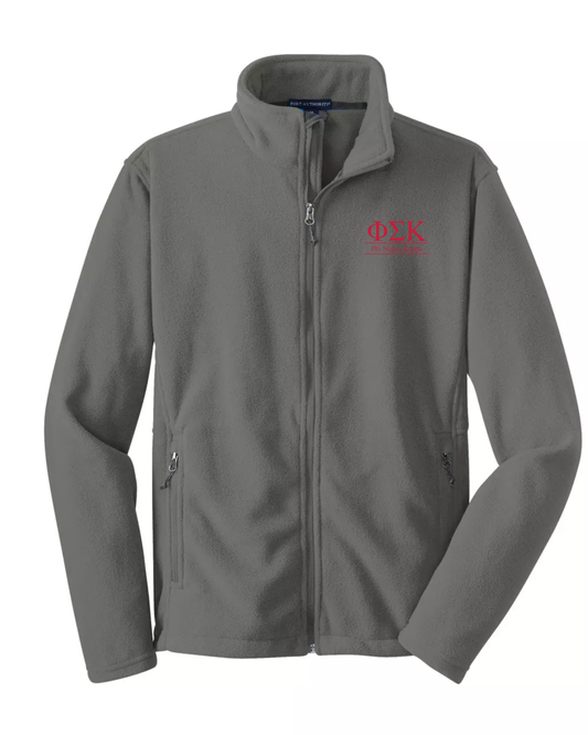 Phi Sigma Kappa Custom Fleece Full-Zip Jacket | Greek Organization Jacket