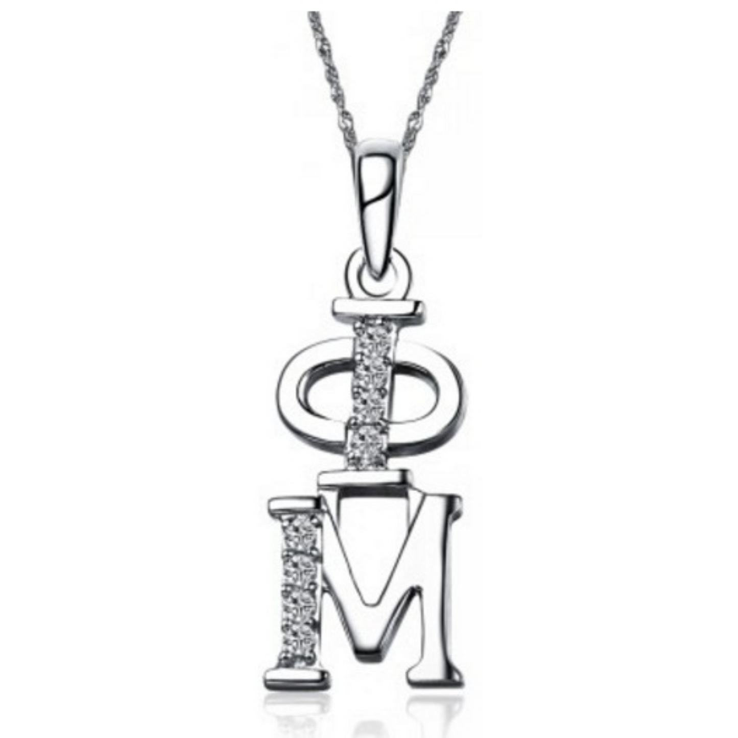 Phi Mu Vertical (TY001) Pendant