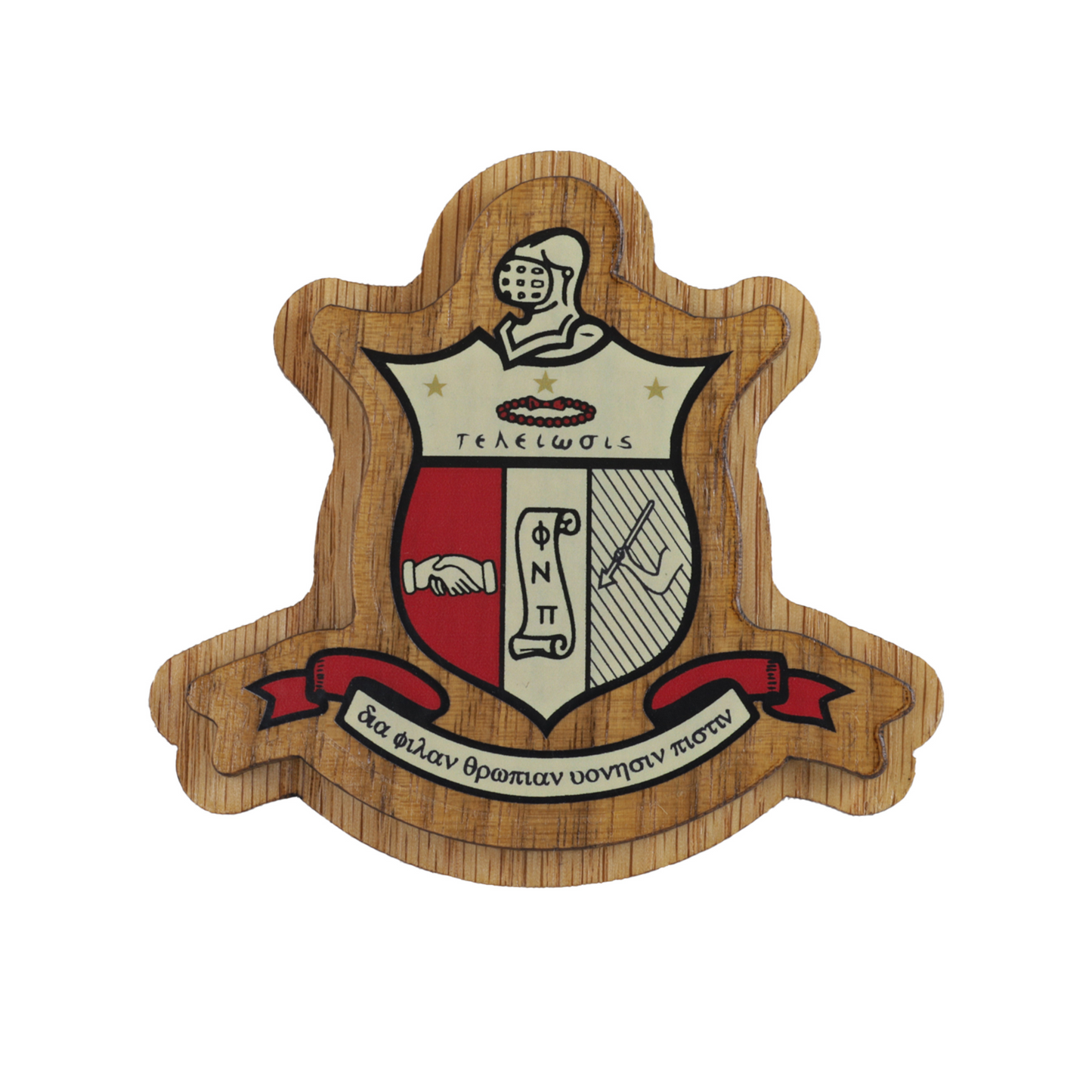 Phi Nu Pi Wood Crest