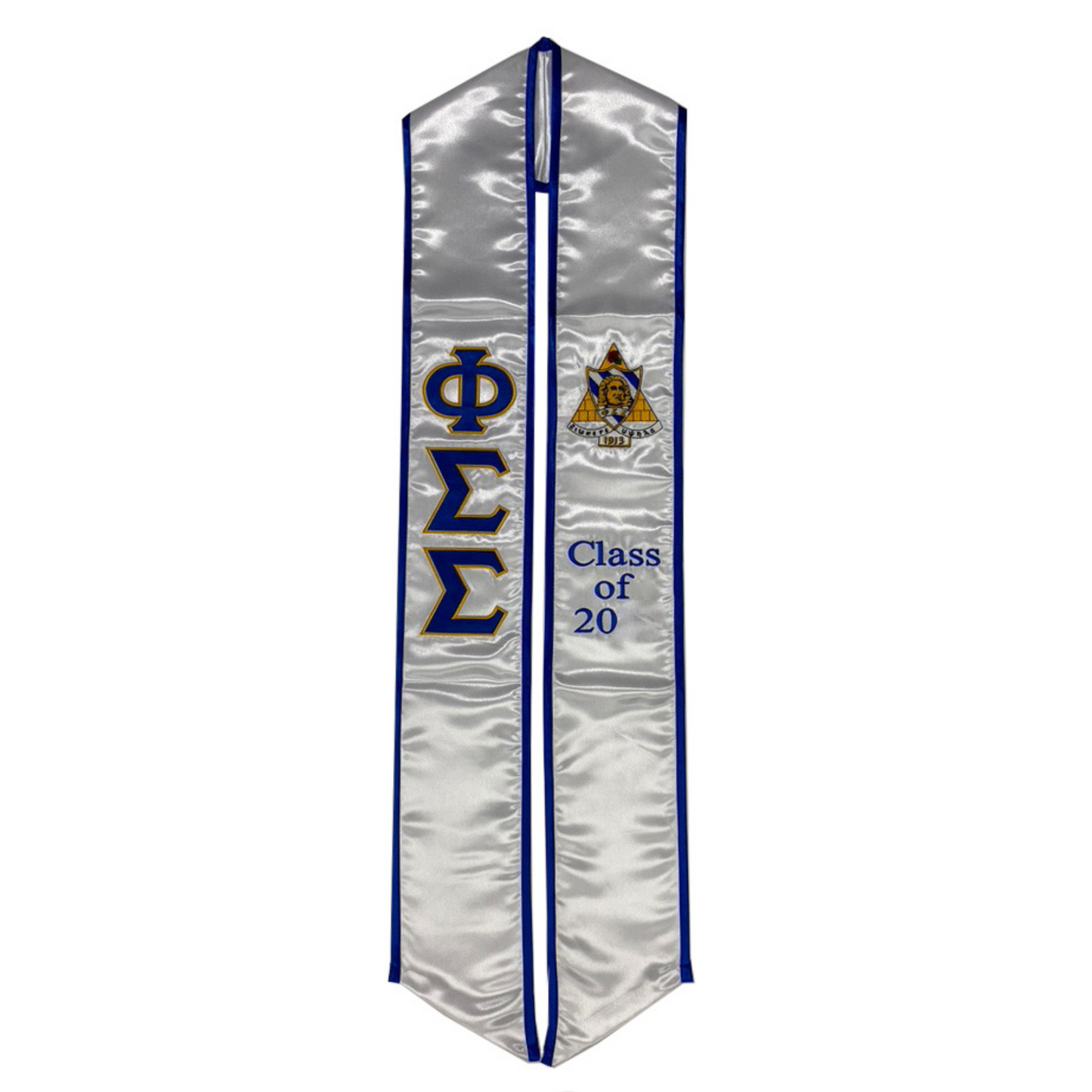 Phi Sigma Sigma Graduation Stole / Sash