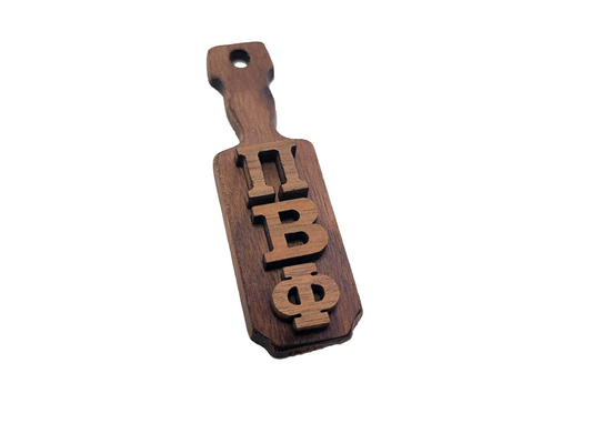 Pi Beta Phi Wooden Keychain