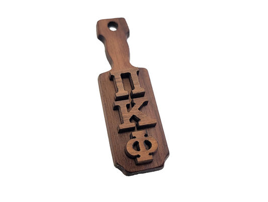 Pi Kappa Phi Wooden Keychain