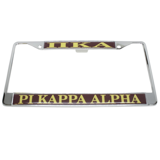 Pi Kappa Alpha License Plate Frame