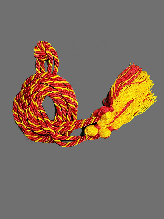 Graduation Cord / Honor Cords Intertwined Red and Gold