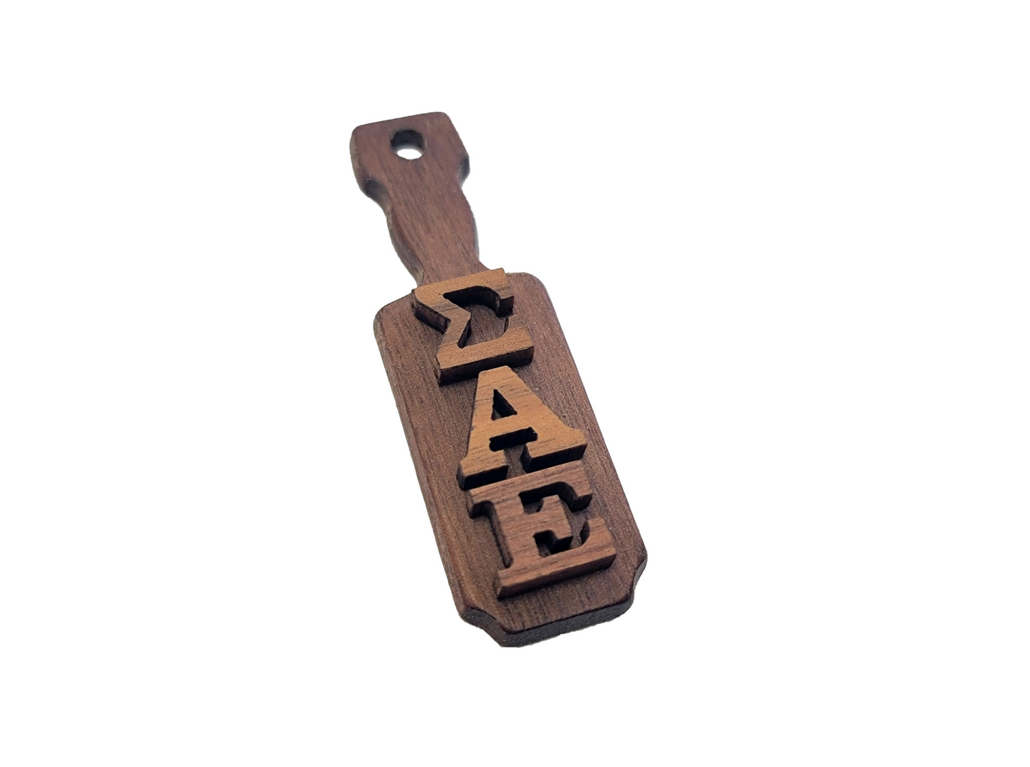 Sigma Alpha Epsilon Wooden Keychain