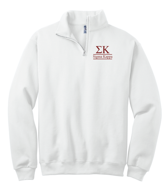 Sigma Kappa Quarter Zip