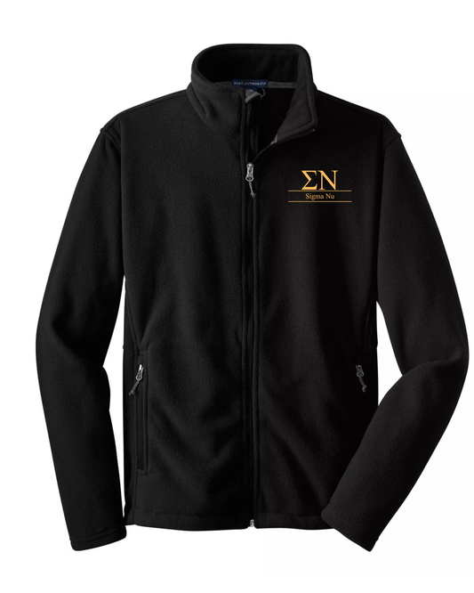 Sigma Nu Custom Fleece Full-Zip Jacket | Greek Organization Jacket