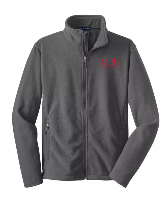 Sigma Phi Epsilon Custom Fleece Full-Zip Jacket | Greek Organization Jacket